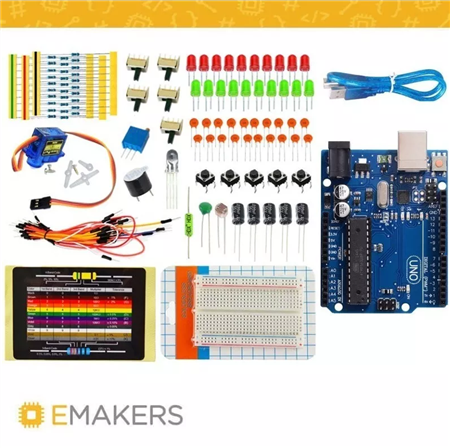 Kit Componentes Electronicos Start + Placa Uno Smd para Arduino